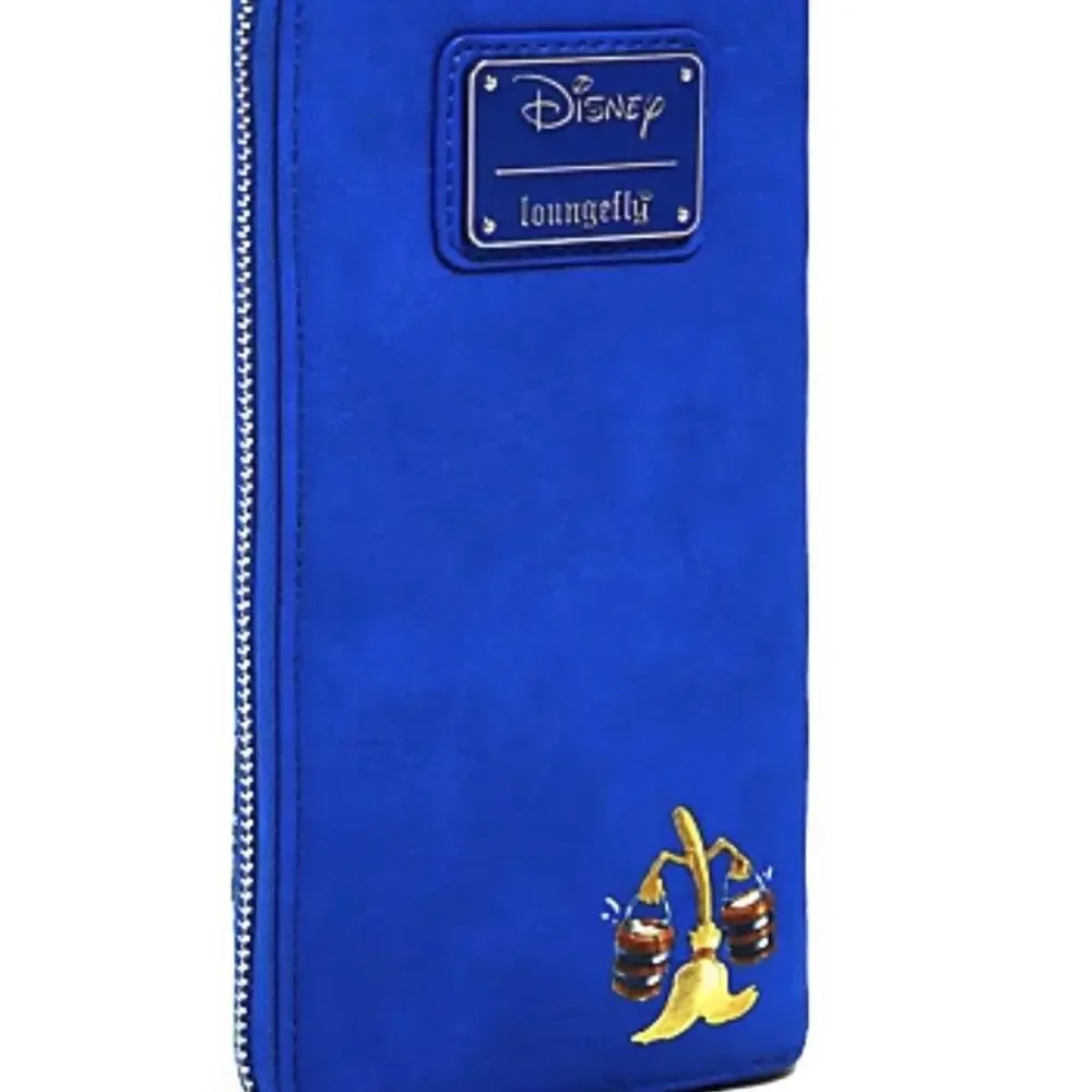 Loungefly Disney Mickey Mouse Fantasia Sorcerer Zip Wallet 80th Anniversary